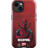 Marvel Deadpool Legacy Deadpool Red Poster iPhone 15 Impact Case